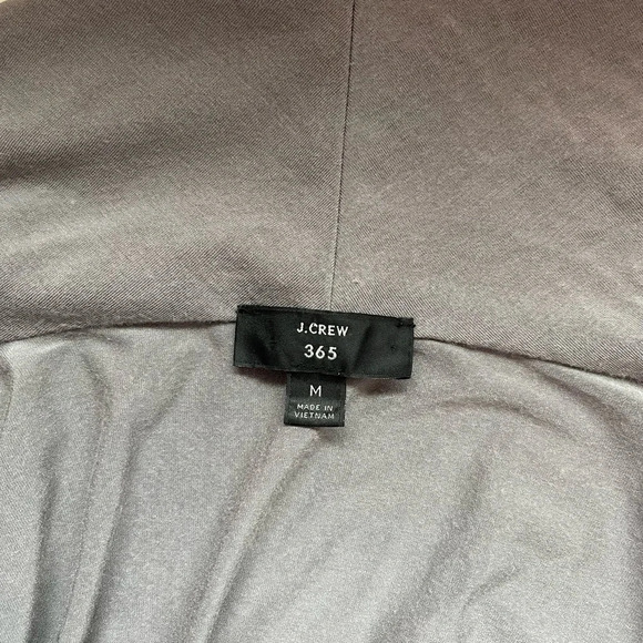 J. Crew 365 Gray Waterfall Open Front Lightweight Cardigan Medium Women’s - Picture 10 of 11